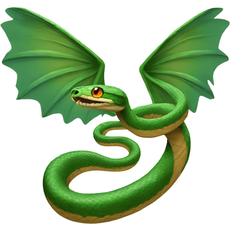 Snake with wings emoji