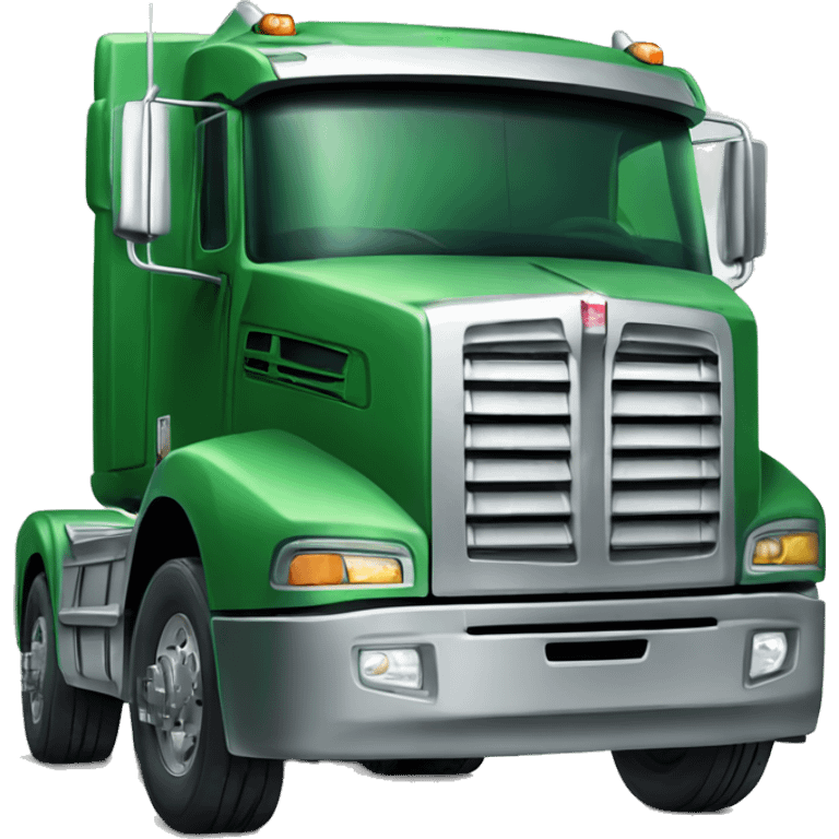 green optimus prime truck robot emoji