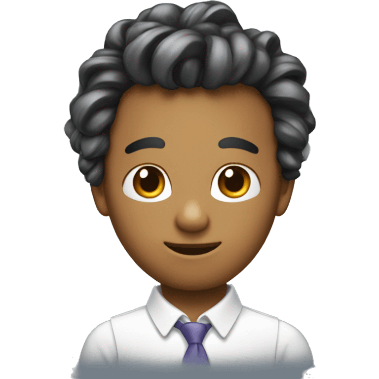 chat avec un noeud dans les cheveux  emoji