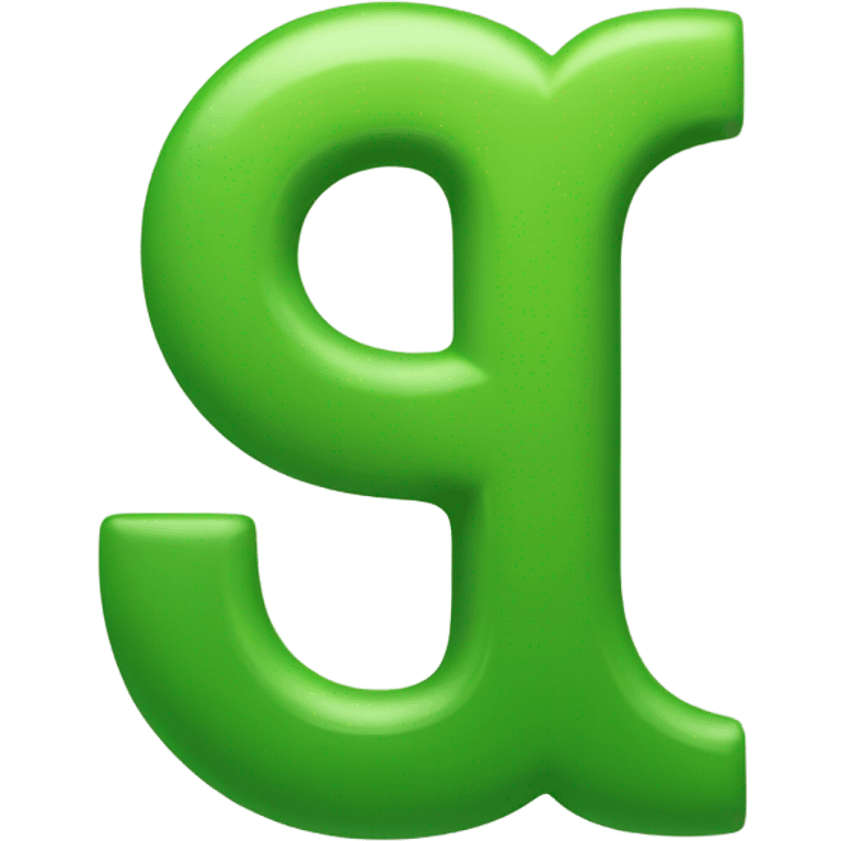 green G emoji