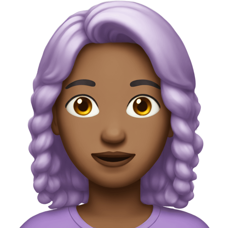 Lilac emoji emoji