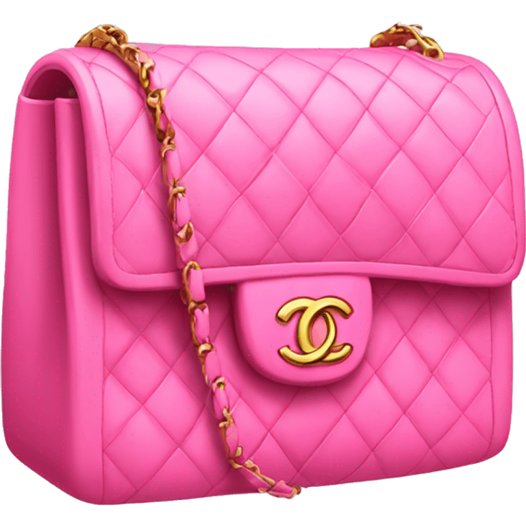 Pink Chanel bag  emoji