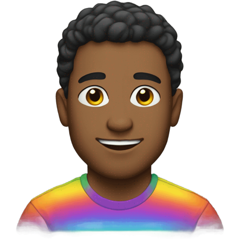 Justin Jefferson wearing rainbow shirt emoji