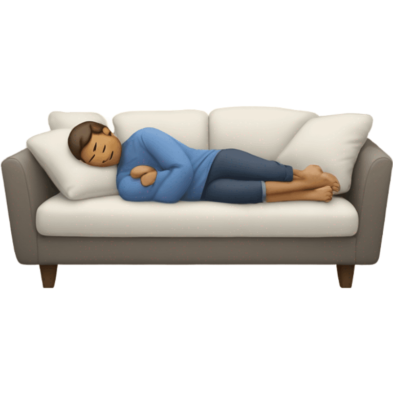 sleeping on the couch emoji