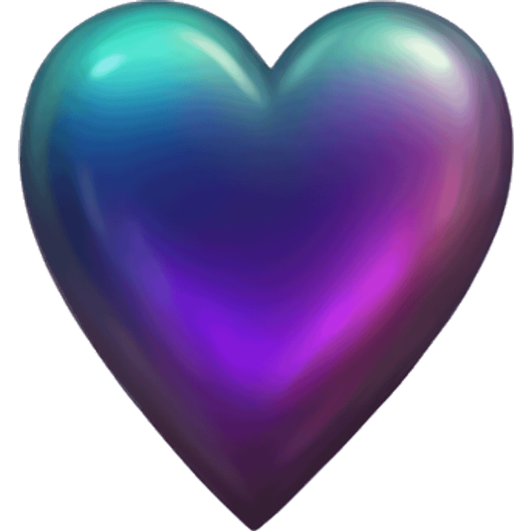 dark iridescent scale heart emoji