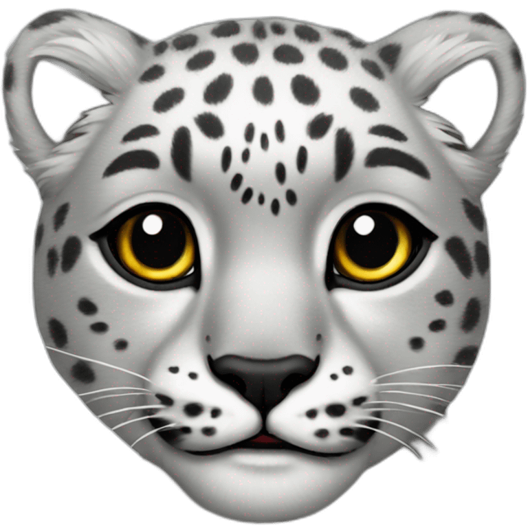 Snow leopard  emoji