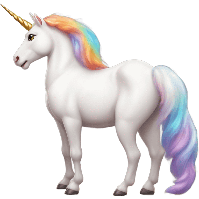 Unicorn riding a cat emoji