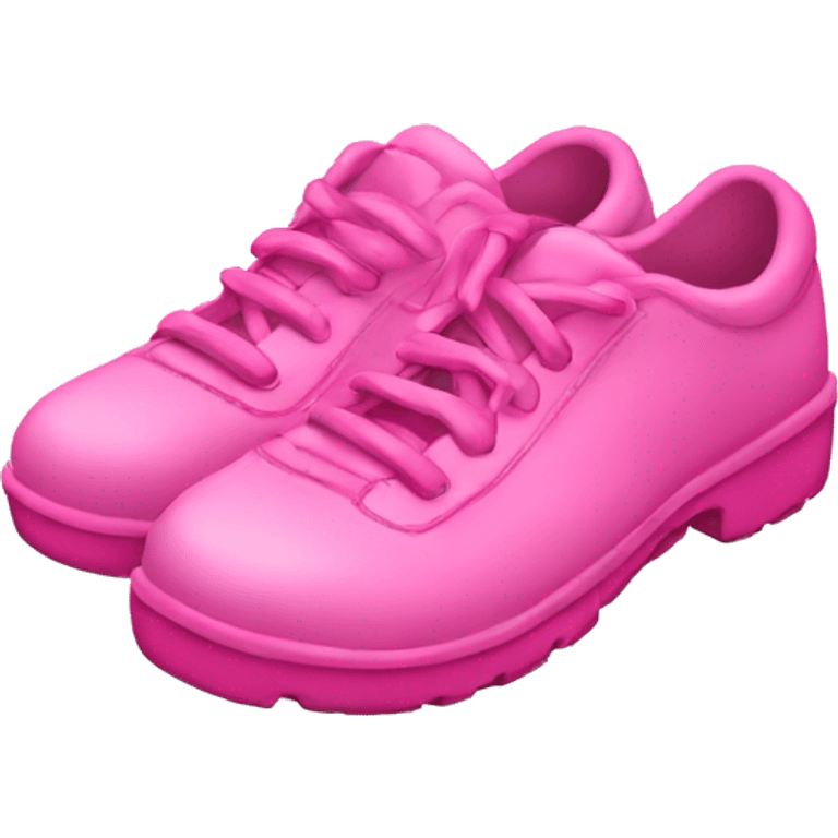 pink shoes emoji