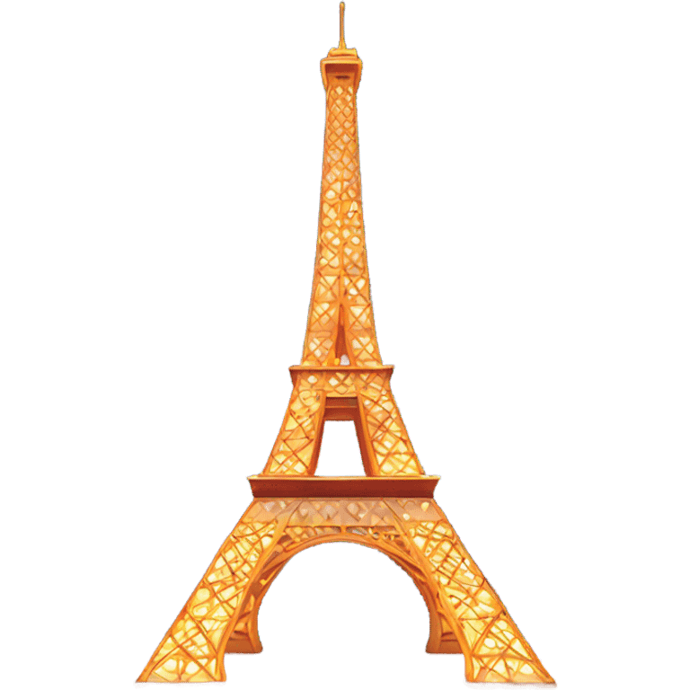 Eiffel Tower with lights emoji