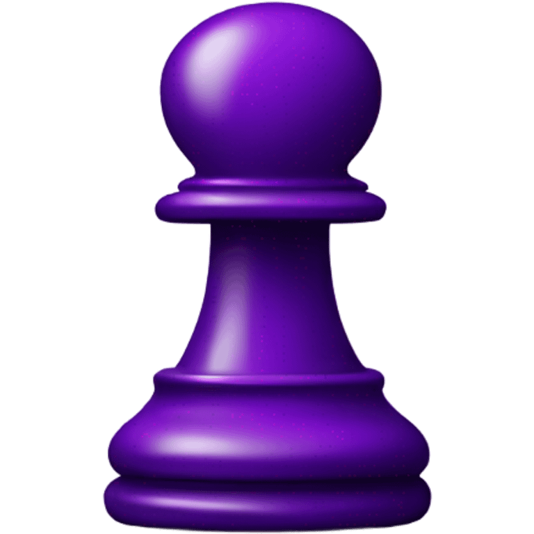 purple chess piece pawn split down the middle with a dark purple  emoji