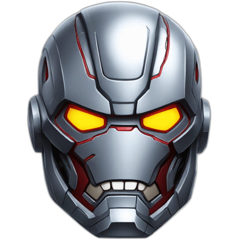 Angry ultron holding emoji