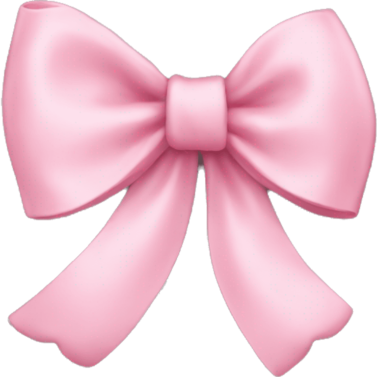 Baby pink bow emoji