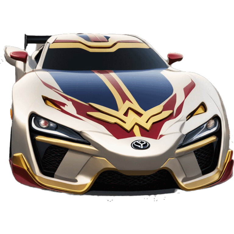 Wonder Woman Long wheelbase widened Toyota 86 hypercar emoji