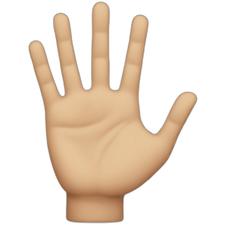 Hand emoji