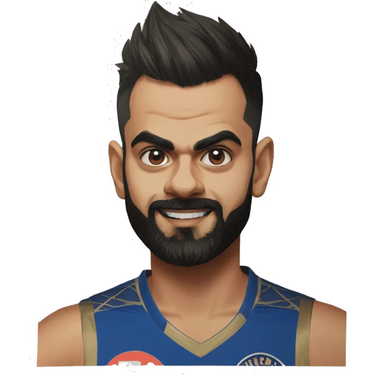 Virat Kohli in Mumbai Indians Jersey emoji