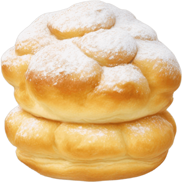 Cream puff emoji