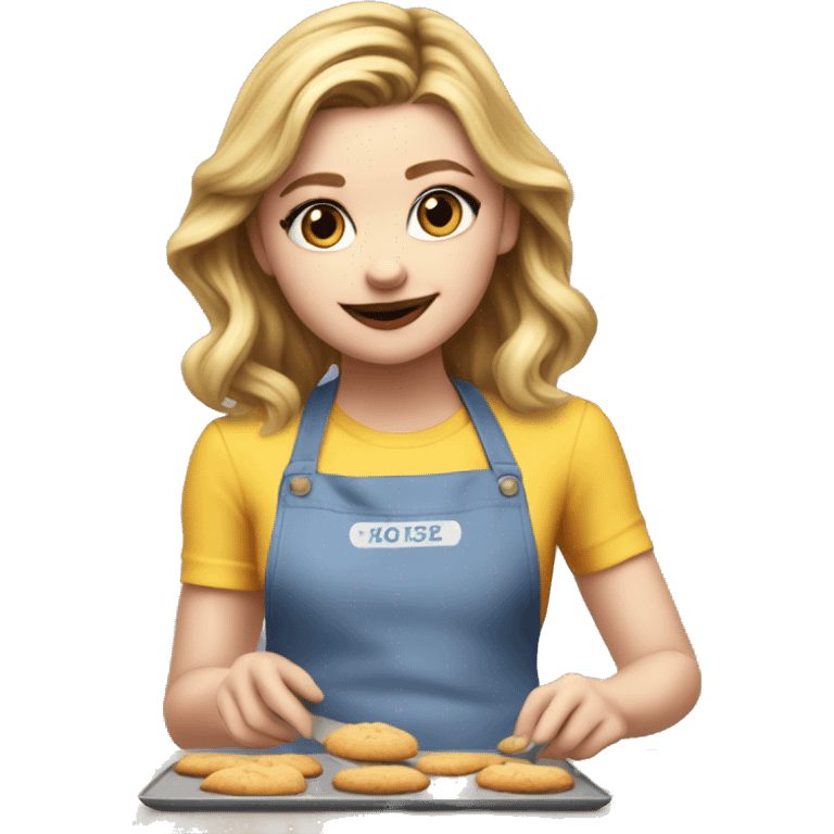 Chloe grace moretz baking cookies emoji