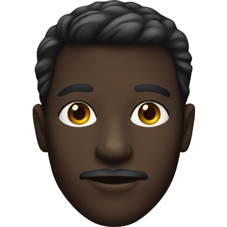 stylish dark-skinned male portrait emoji