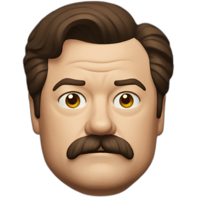 ron swanson nooo emoji