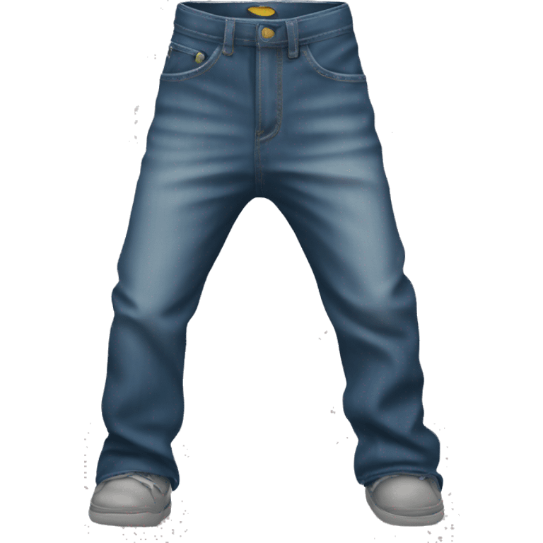 Low rise baggy jeans emoji