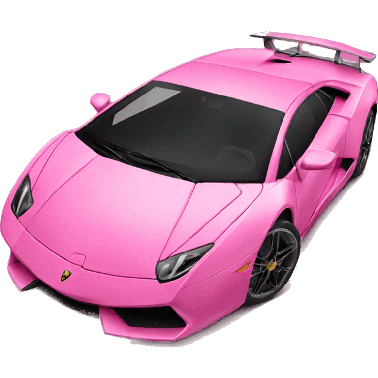 pink lamborghini emoji