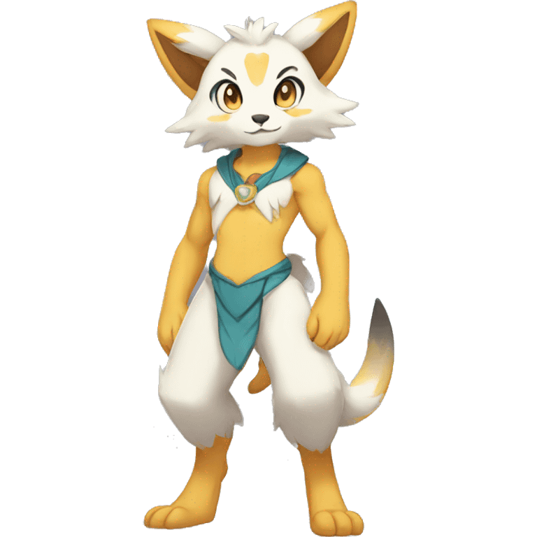 Anthro Sona Fakemon Full Body emoji