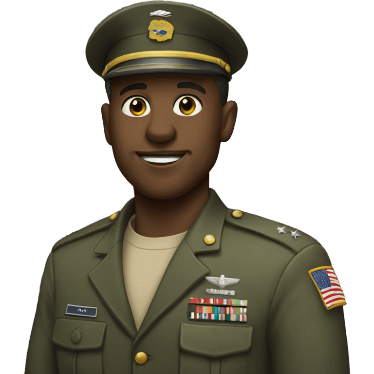 Dawson in military emoji