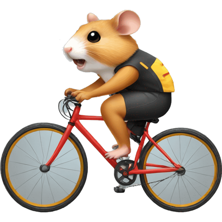 hamster cyclist emoji