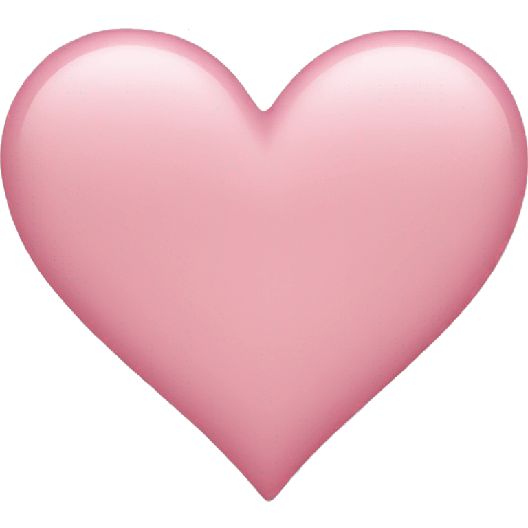 Light pink heart  emoji