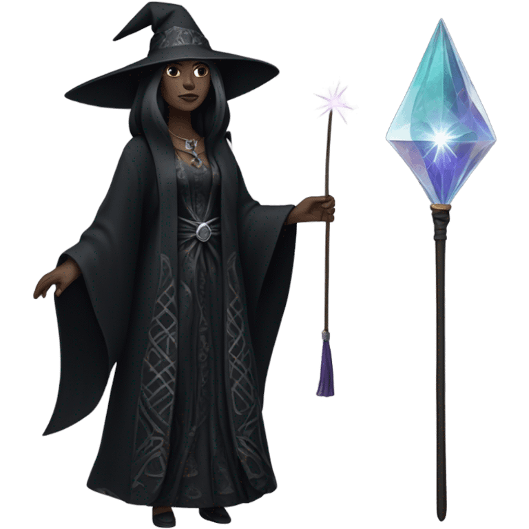 Black witch emoji