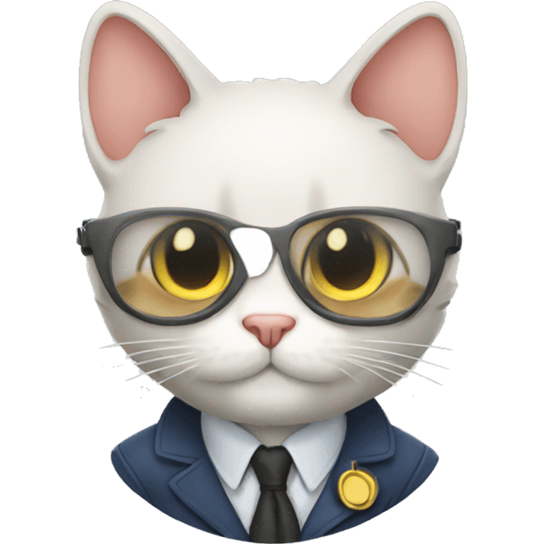 detective cat emoji