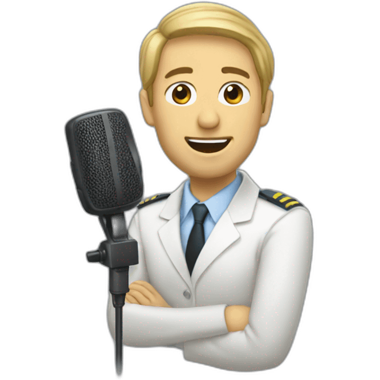 Locutor de radio emoji