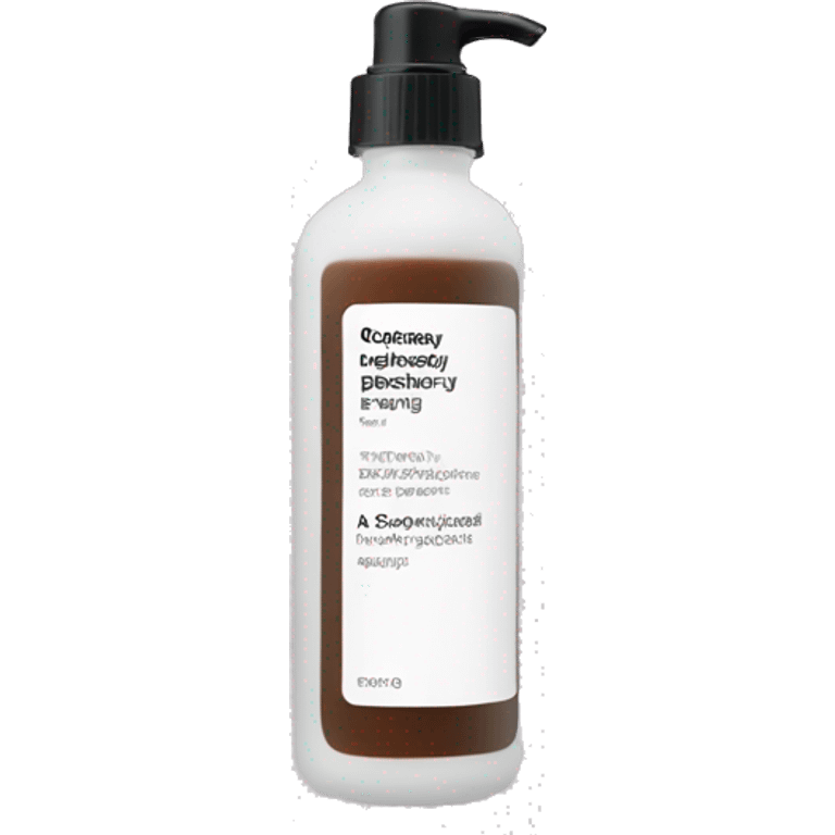 the ordinary peeling solution bottle with label emoji