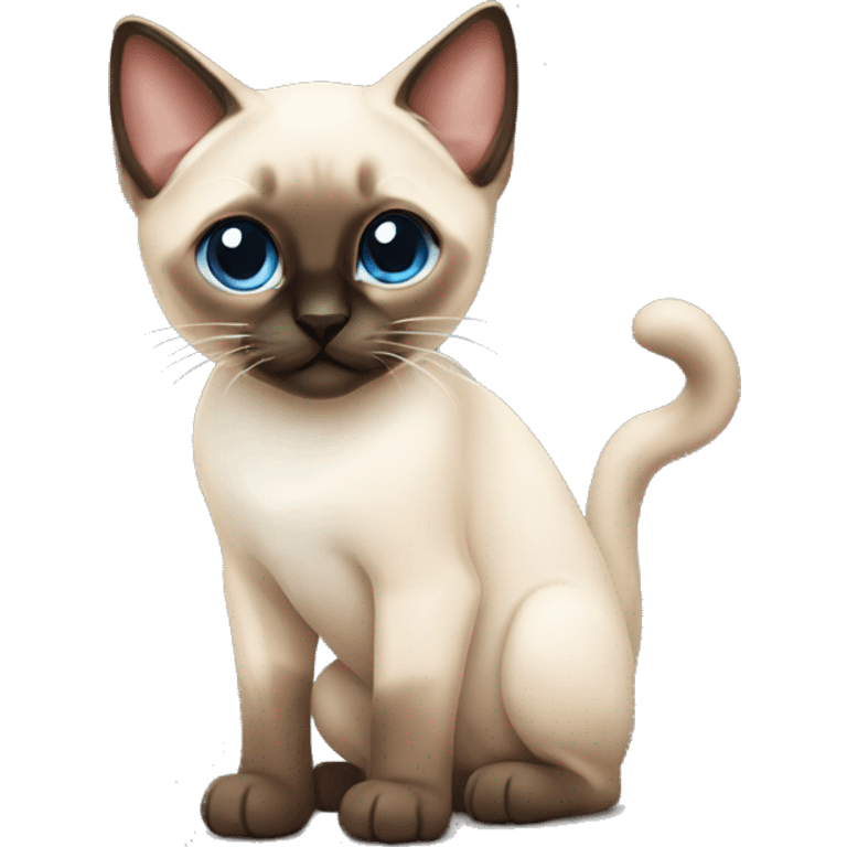 Siamese kitten emoji