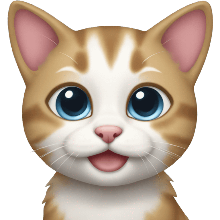 New Year's Kitten emoji