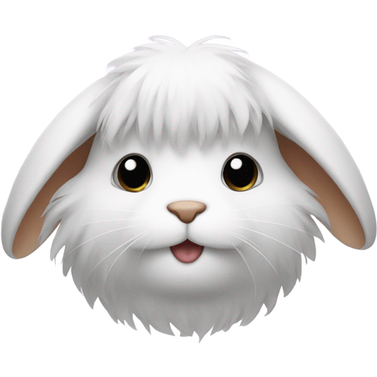 Bunny with bangs emoji