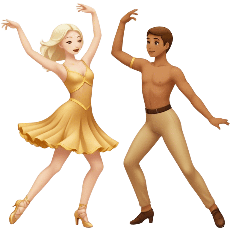 Me and you dancing emoji