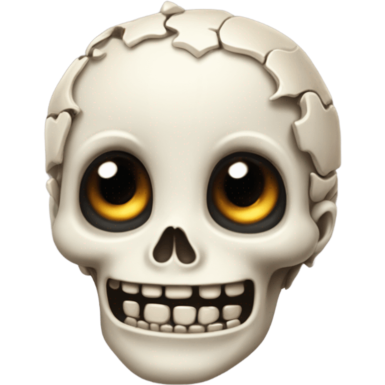 Cute skeleton emoji