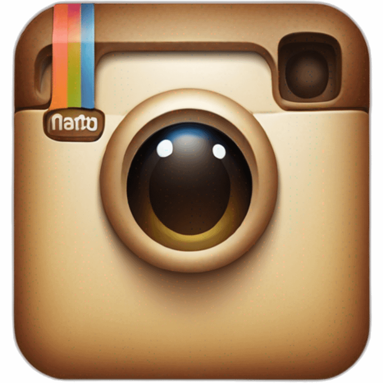 Instagram logo a social media application emoji