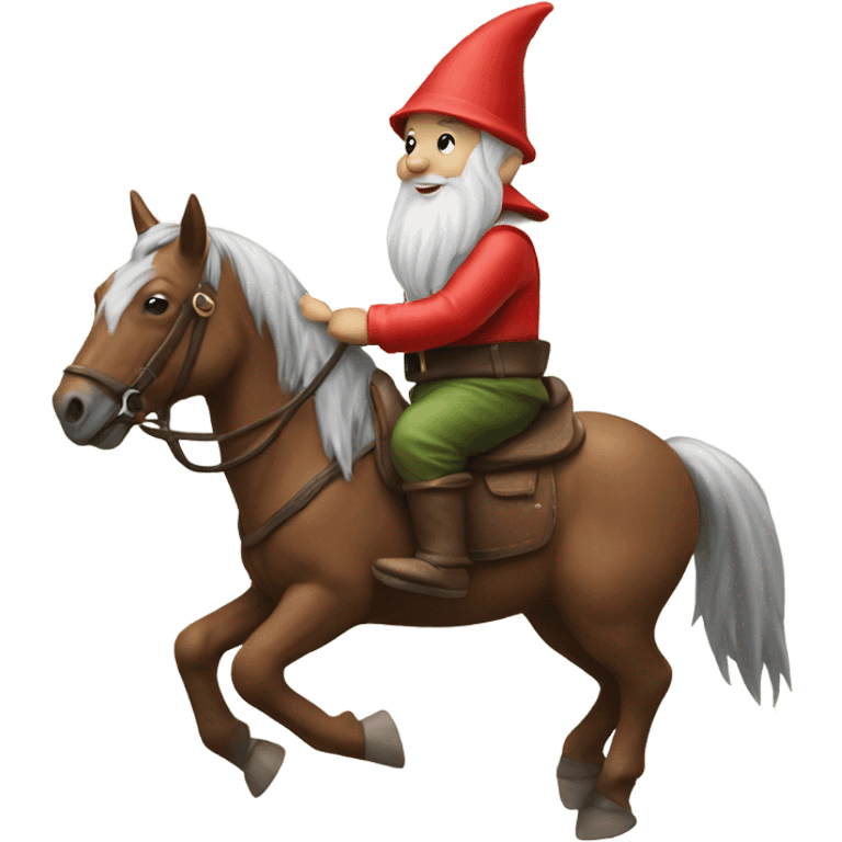 gnome riding a horse emoji