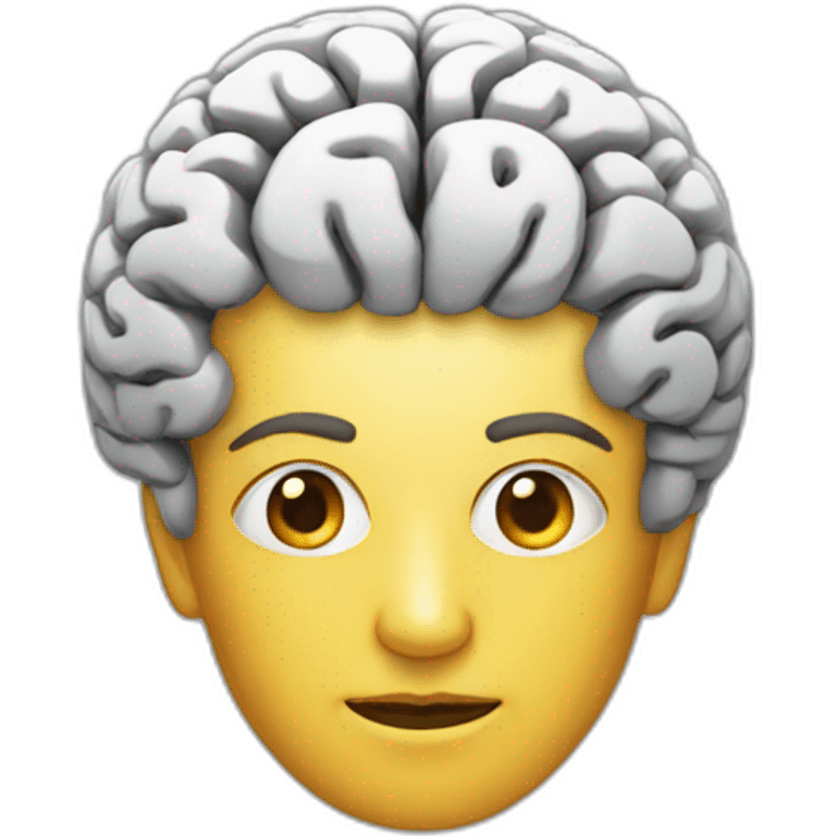 Designer brain emoji