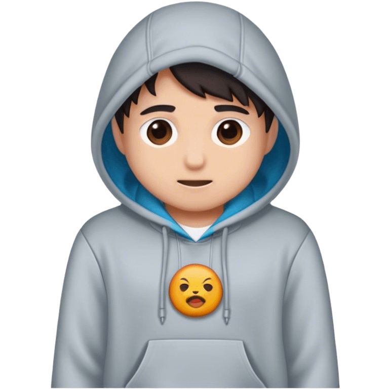 Doy wearing hoodie emoji