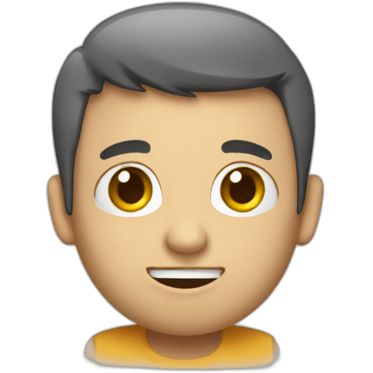 a talking book emoji