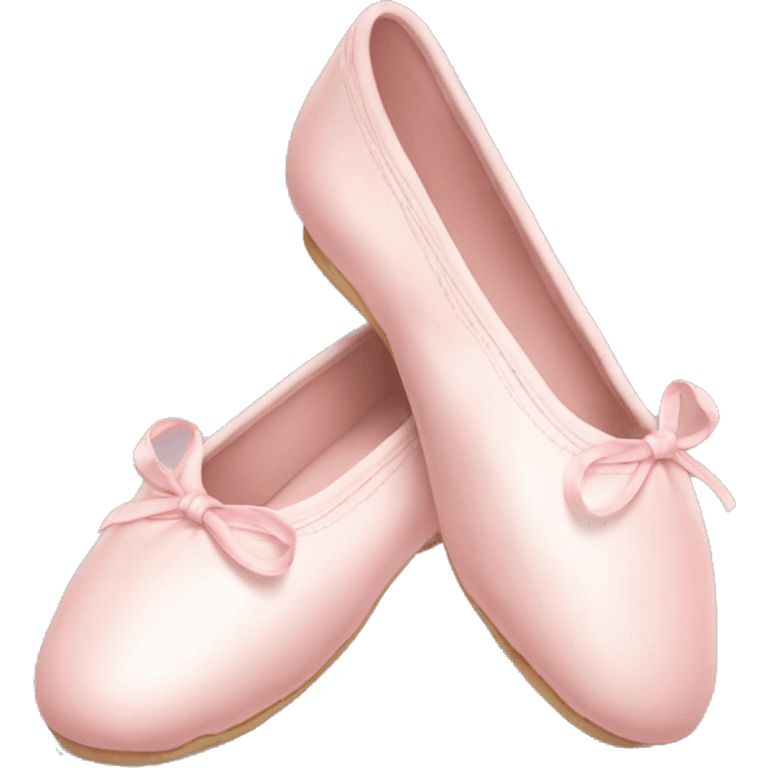 Pale pink ballet shoes emoji