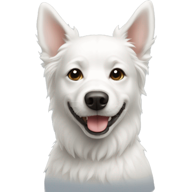 White dog emoji