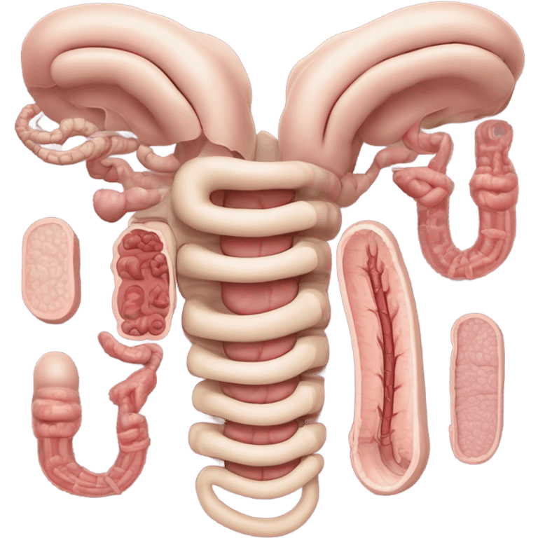 Intestine anatomy emoji