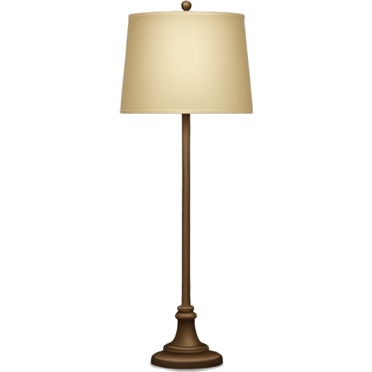 a floor lamp without the lampshade emoji