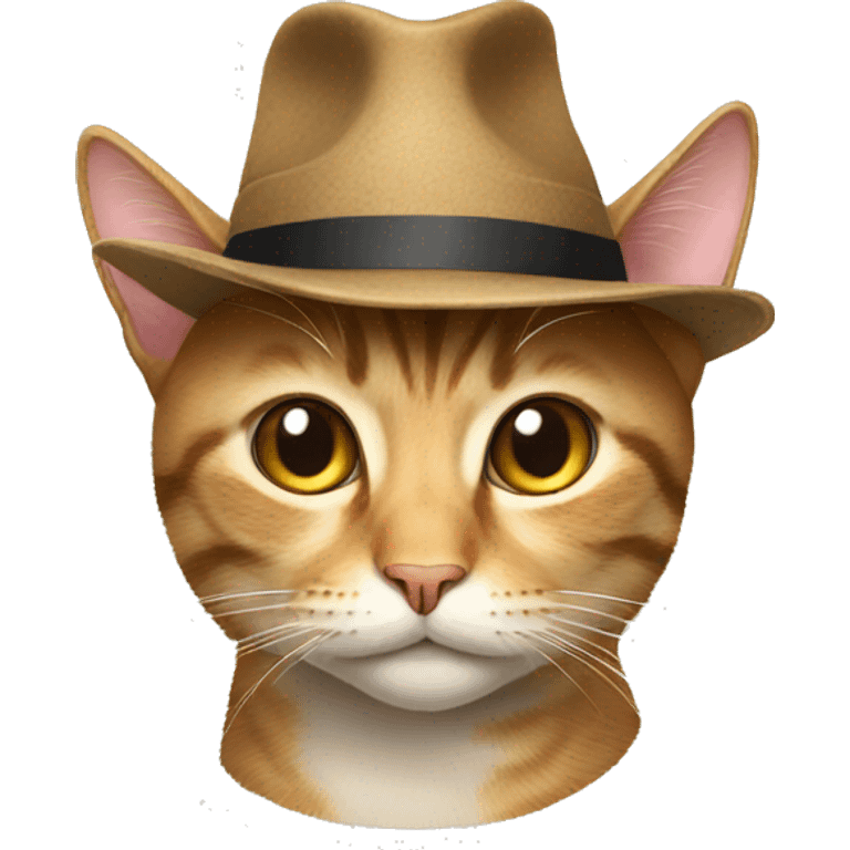 Cat wearing hat emoji