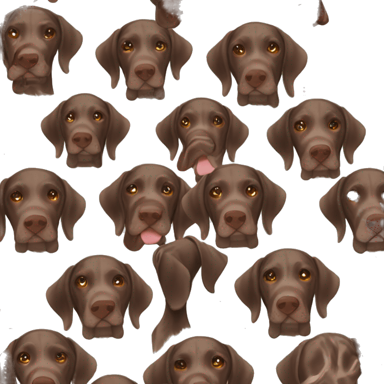 German shorthair pointer emoji