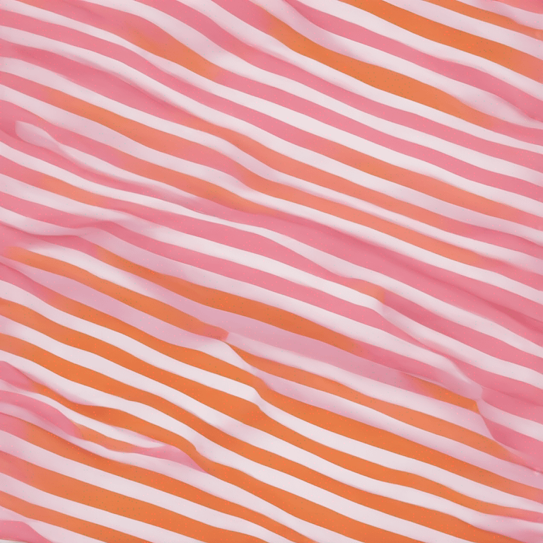 horizontal stripes pink white orange. flag emoji